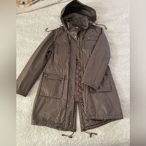 Michael Kors waxed jacket coat parka